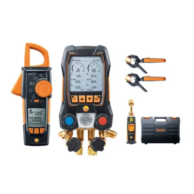 Testo 570s - Inteligentný digitálny servisný prístroj pre vákuum s kliešťovým multimetrom Presnosť 0